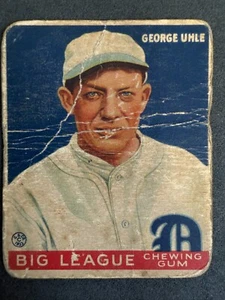1933 GOUDEY GEORGE UHLE #100 DETROIT TIGERS PR SD - Picture 1 of 2