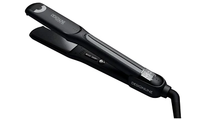 Black Titanium Flat Iron, 450°F Max - Regis DESIGNLINE, Powered by Croc - Image 1 of 4