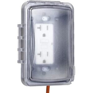 Weatherproof Outlet Outdoor Receptacle Protector Switch Covers Plug Clear New