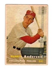 1957 Topps Harry Anderson Philadelphia Phillies #404 - Picture 1 of 1