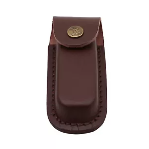 Leather Knife Sheath Folding Pocket Pouch Holster For 5/4.75" Folding Multi-Tool - Picture 1 of 8