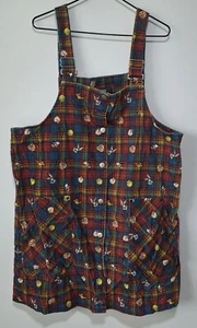 Limited Edition - Teddy Fresh x Looney Tunes Corduroy Overall Dress Size 2XL - Picture 1 of 11