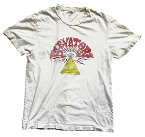 RARE 13th Floor Elevators Roky Erickson Tour Psych Band White Shirt Size M - Picture 1 of 3