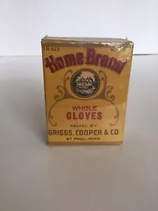 Vintage Home Brand Cloves Spice Box 1 1/2 oz., Griggs, Cooper & Co., St Paul, MN - Picture 1 of 6