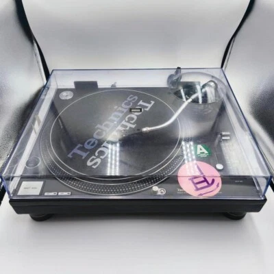 рабочий Technics SL-1200MK3D черный цвет аналоговый DJ проигрыватель с иглой б/у FS - Изображение 1 из 4