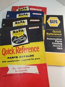 NAPA National Automotive Parts Association Parts Catalogs: 1958, 59, 60, 63, 66 - Picture 1 of 6