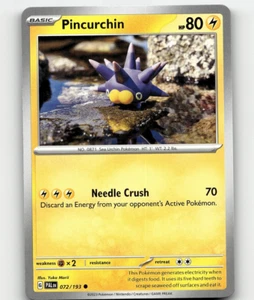Pokemon Pincurchin Paldea Evolved 072/193 - Imagen 1 de 1
