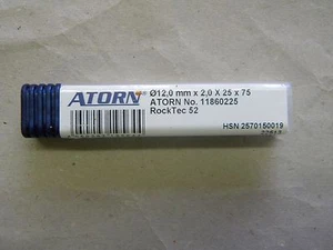 Fresa de toro VHM 12,0 x 75,0 x 25,0 mm de ATORN tipo falda Tec 52,4 dientes, R = 2 - Imagen 1 de 4