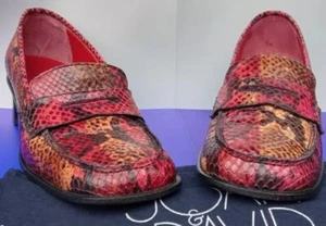 Joan David Women's Snakeskin Fux ? Loafers Size: 6 M - Picture 1 of 10