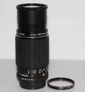 Teleobjetivo zoom SMC Pentax-M 80-200 mm f/4,5 - Hongo de luz de montaje Pentax K. - Imagen 1 de 12