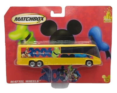 RARE Matchbox Walt Disney World Disneyland Bus Yellow Theme Park Edition 2006 - Image 1 of 4