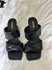 Schuh Black Soft Leather Mules Brand New Without Tags/Box Size 6
