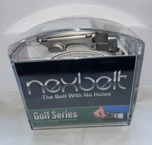 Cinturón de trinquete Nexbelt granulado blanco serie golf ajuste de precisión #6265 para hombre’s - Imagen 1 de 12