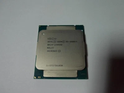 Lot of 4 Intel SR1XP Xeon E5-2680 v3 2.5GHz 12-Cores 30MB LGA2011-3 CPU - Image 1 of 2