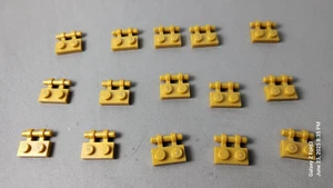 LEGO Plate 1 X 2 W. Stick  -Gold-  2540 (15 Count bag)  NEW! - Picture 1 of 2