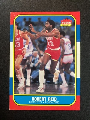 1986-87 Fleer Rockets # 90 Robert Reid EX - Image 1 of 3
