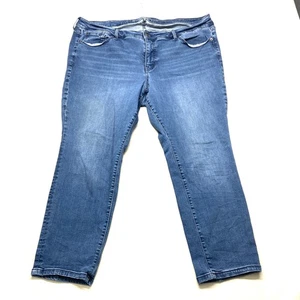 Jeans Torrid donna 22R blu denim perfetto skinny premium elasticizzato senti la vestibilità - Foto 1 di 18