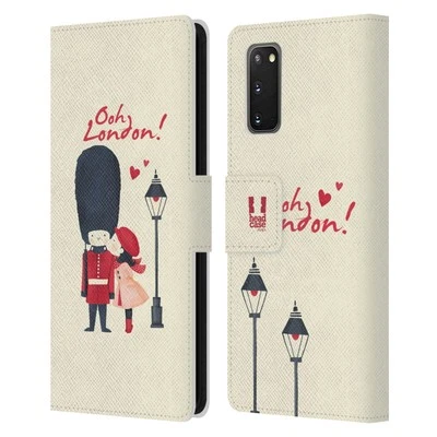 HEAD CASE DESIGNS LONDON BEST LEATHER BOOK WALLET CASE FOR SAMSUNG PHONES 2 - Image 1 of 4