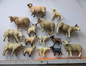 Schleich Figuren Tiere Schafe, Widder und Lämmer 16 Stück  - Picture 1 of 10