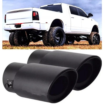 2X For Ram 3500 2011-2024 Car Exhaust Pipe Tip Rear Throat Muffler Tailpipe Foto 1 de 4