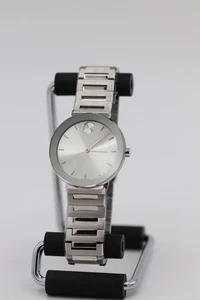 NUEVO Reloj para damas Movado BOLD Horizon 3601090 esfera plateada acero inoxidable 34 mm - Imagen 1 de 17
