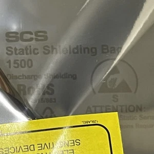 10 Stück oben offen 8x12" Metal-Out SCS 1500 Serie statische Abschirmbeutel, PET/ALU/PE - Bild 1 von 9