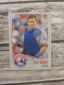 Scheda Tom Brady EXPOS #12 RC Montreal Expos  - Foto 1 di 3