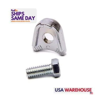 Trans-Dapt 4455, One Fits Ford Distributor Clamp Chrome Steel Performance Parts - Image 1 of 4