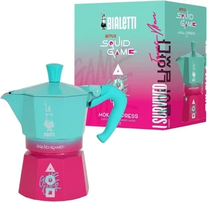 Bialetti Moka Express Squid Game© 3 Tassen Verbrühungssicherer Griff #Y92-207 - Bild 1 von 4