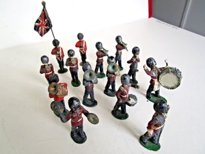 Vintage TIMPO Marching Band Ceremonial Guards Britains Lead Soldiers Bundle x14 - Picture 1 of 12