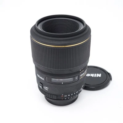 Sigma 105mm f/2.8 D EX DG Macro Prime Lens for Nikon - Great Condition - Image 1 of 4