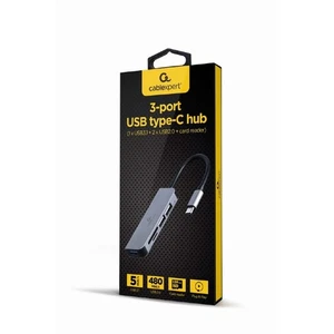 USB typu C 3 porty USB 3.1 i koncentrator USB 2.0 z czytnikiem kart - Zdjęcie 1 z 1