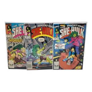 Lot of 3 The Sensational She-Hulk 5 10 14 (1990, Marvel Comics) Comic Book - Picture 1 of 4