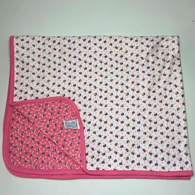 Manta bebé vintage 1998 Gymboree Apple Blossoms rosa blanco niñas algodón *LEER* Foto 1 de 4