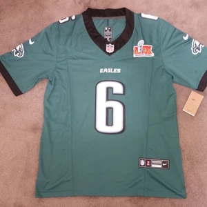 Maglia Philadelphia EAGLES Devonta Smith #6 2025 Superbowl LIX nuova logo - Foto 1 di 10