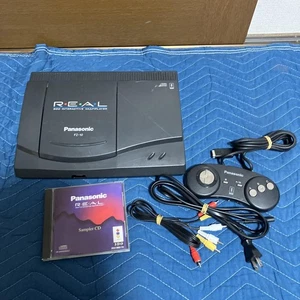 Panasonic 3DO FZ-10 REAL Black Console s0555M - Picture 1 of 8