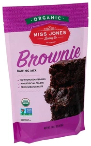 Miss Jones Baking Co Brownie orgánico mezcla para hornear 14,67 OZ (paquete de 1) - Imagen 1 de 4