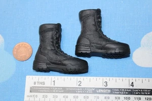 Dragon / BBI 1:6 SCALE Modern Black Boots (not peg fit) CB1024e - Picture 1 of 3