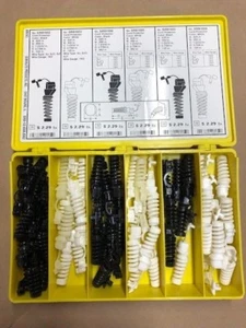 CORD PROTECTORS VARIOUS SIZES LOT OF 70+ SERVALITE FOR SV SVT SJ SJO SJT WIRE - Picture 1 of 2