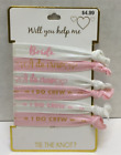 Will You Help Me Tie The Knot Hair Ties, 6 count Free Shipping