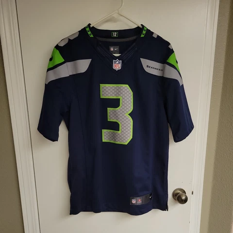 Russell Wilson Seattle Seahawks Nike On Field Jersey # 3 Cover