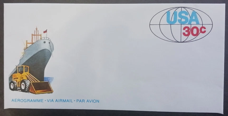 SCOTT UC55 MINT AIR LETTER SHEETS NH 30 CENTS 1982 - Image 1 of 1