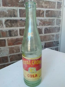 1940-50s ROYAL CROWN COLA ACL Soda Bottle - FORT WORTH / LUBBOCK TEXAS  - Picture 1 of 5