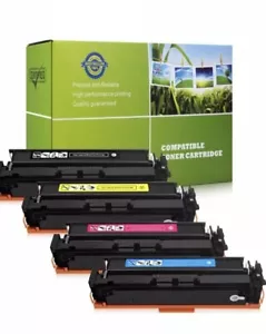 4 Set Toner fits for HP 204A Color LaserJet Pro M154 M154a MFP M180 M180n CF510A - Picture 1 of 6