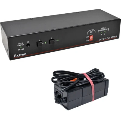 Extron SW2 DVI Plus DVI Switcher + Power Supply - Bild 1 von 4