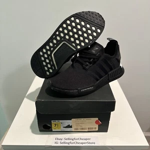 NEW adidas NMD R1 Japan Black / White 2019 BD7754 Size 7.5 Men’s Damage on Box - Picture 1 of 15