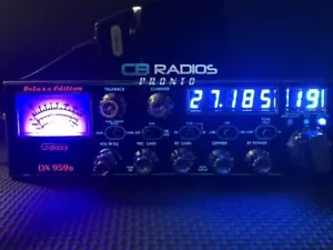 Galaxy DX-959B CB Radio PERFORMANCE TUNED+RECEIVE ENHANCED+FREQUENCY ALIGN+ECHO - Picture 1 of 9