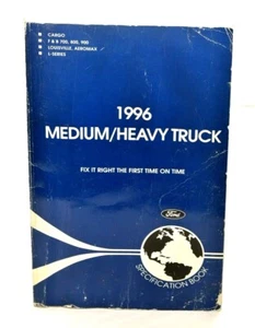 1996 Ford Medium/Heavy Truck Specification Book-Cargo-L Series-Aeromax - Bild 1 von 4