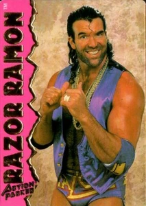 1995 Action Packed WWF Pro Wrestling Card #3 Razor Ramon Scott Hall - Picture 1 of 2