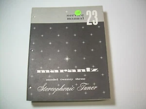 Marantz Scheckheft mit Schaltplänen Original & Reparaturinfo Marantz 23 - Bild 1 von 1